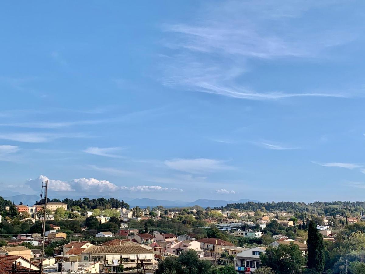 Panoramic Penthouse Corfu Town With Amazing Views Apartment Exterior photo